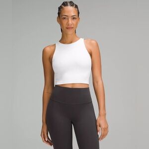 All in Motion White Athletic Crop Top